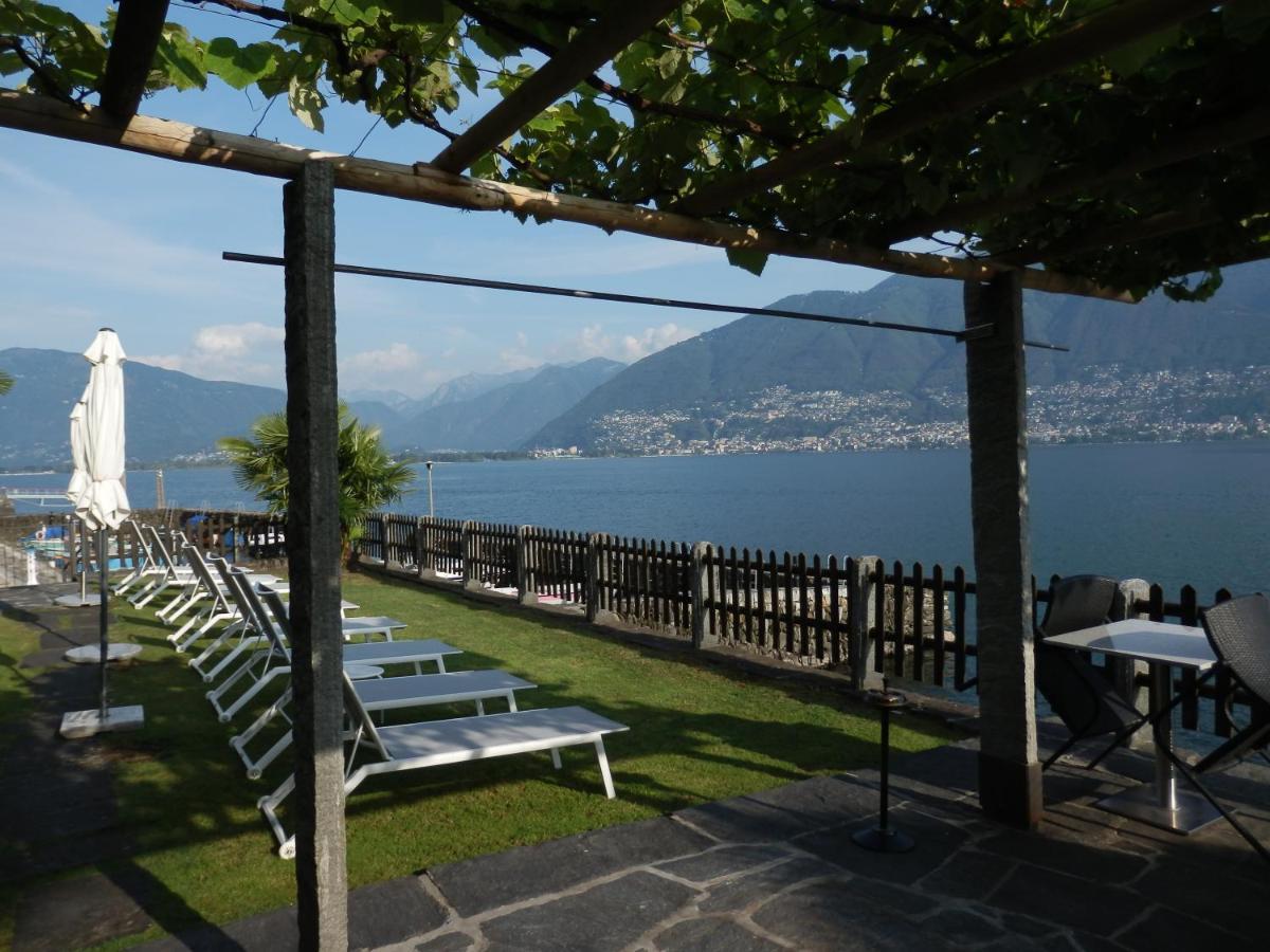 Schoene Ferienwohnung 36 Viralago Mit Privatstrand Gambarogno Exterior foto